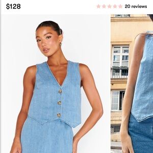 Show me your Mumu Blue Denim Vest